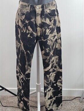 Levi's  505 Straight Bleach Tie-Dye Style Jeans